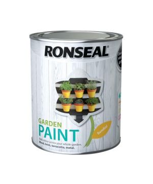 Ronseal Garden Paint Sundial 750ml water-based paint tin