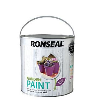 Ronseal Garden Paint Purple Berry 2.5L tin