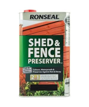 Ronseal Shed and Fence Preserver 5L Black