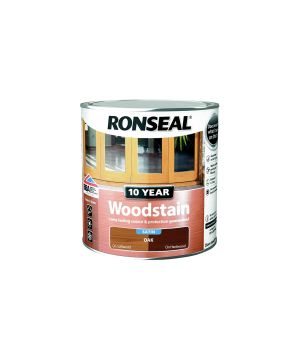 Ronseal 10 Year Woodstain 250ml in Oak Satin