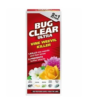 Clear BugClear Ultra Vine Weevil Killer - 480ml insecticide bottle