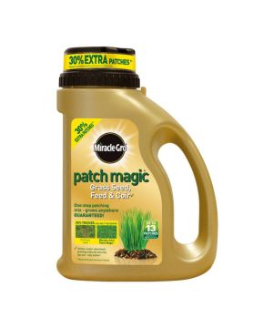 Miracle-Gro Patch Magic 1.015kg lawn seed, coir and feed shaker jug