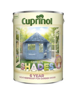 Cuprinol Garden Shades Barleywood 5L garden paint tin with matt finish