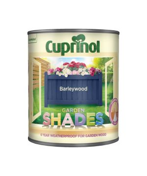 Cuprinol Garden Shades Barleywood 1L matt garden paint tin