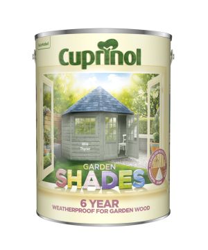 Cuprinol Garden Shades 5L wood paint in Wild Thyme