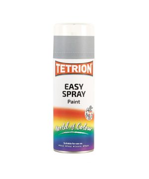 Tetrion Easy Spray Paint 400ml aerosol in silver