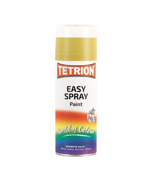 Tetrion Easy Spray Paint 400ml in Bright Gold