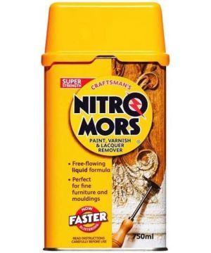 Nitromors Craftsman Paint Varnish and Lacquer Remover 750ml cloudy liquid