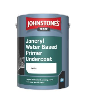Johnstone's Joncryl Water Based Primer Undercoat, White, 1L