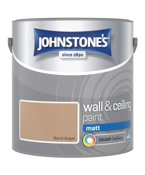 Johnstone's Wall & Ceiling Matt Paint in Burnt Sugar, 2.5L