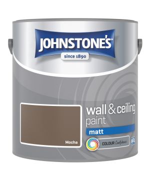 Johnstone's Wall & Ceiling Matt Paint in Mocha, 2.5L