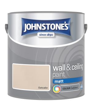 Johnstone's 2.5L Oatcake Wall and Ceiling Matt Paint