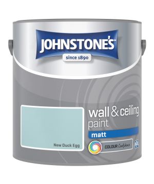 Johnstone's Wall & Ceiling Matt Paint in New Duck Egg, 2.5L