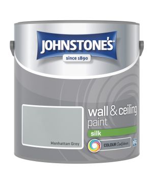 Johnstone's Wall & Ceiling Silk Paint in Manhattan Grey, 2.5L