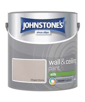 Johnstone's Wall and Ceiling Silk Paint in Chapel Stone, 2.5L tin