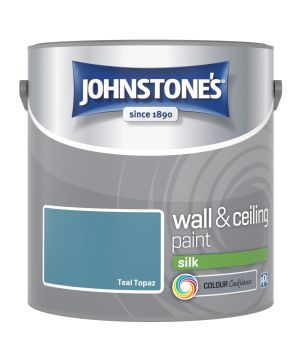 Johnstone's 2.5L Wall & Ceiling Silk Paint in Teal Topaz