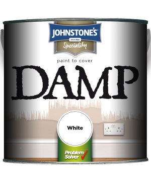 Johnstone's Damp Proof Paint in white 2.5L specialist interior paint