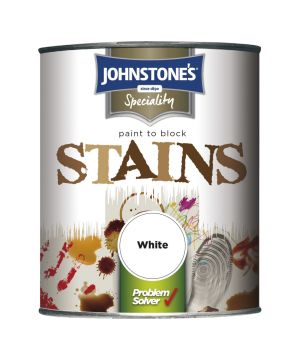 Johnstone's Stain Block White 750ml specialist interior paint