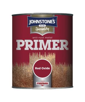 Johnstone's Anti Rust Metal Primer 750ml waterbased interior and exterior matt metal primer