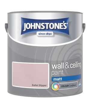 Johnstone's Wall & Ceiling Matt Paint in Ballet Slipper, 2.5L