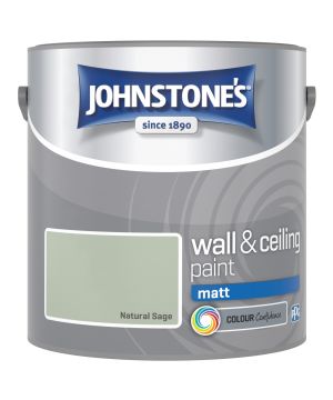 Johnstone's Wall & Ceiling Matt Paint in Natural Sage, 2.5L