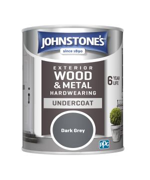 Johnstone's Exterior Hardwearing Undercoat - Dark Grey - 750ml