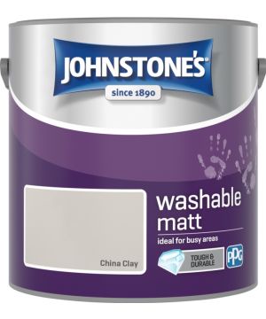 Johnstone's China Clay 2.5L Washable Matt Paint