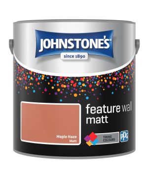 Johnstone's Feature Wall Matt Paint in Maple Haze, 2.5L tin