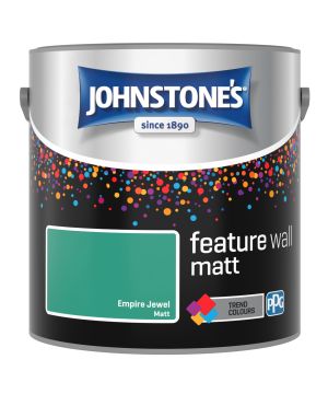 Johnstone's Feature Wall Matt Paint in Empire Jewel, 2.5L tin