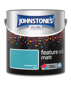 Johnstone's Feature Wall Matt Paint Caribbean Tide 2.5L