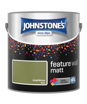 Johnstone's Feature Wall Matt Paint Amphibious 2.5L matt emulsion