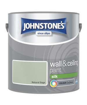 Johnstone's 2.5L Wall & Ceiling Silk Paint in Natural Sage