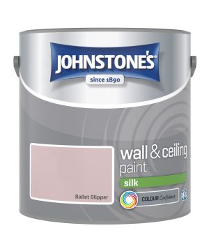 Johnstone's Wall and Ceiling Silk Paint in Ballet Slipper 2.5L tin