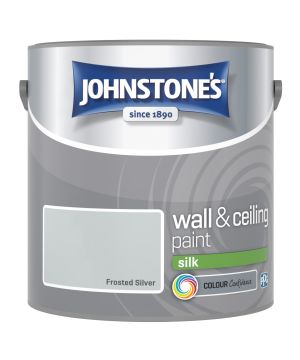 Johnstone's 2.5L Wall & Ceiling Silk Paint in Frosted Silver