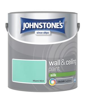 Johnstone's Wall & Ceiling Silk Paint in Miami Mint, 2.5L