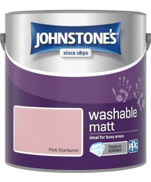 Johnstone's Pink Starbust Washable Matt Paint 2.5L