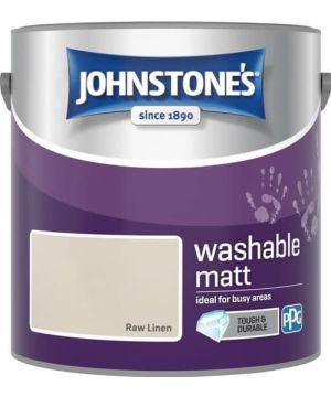 Johnstone's Washable Matt Paint Raw Linen 2.5L