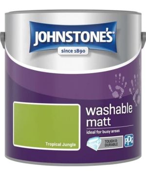 Johnstone's Washable Matt Paint 2.5L in Tropical Jungle
