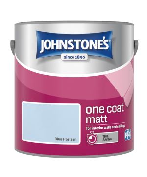 Johnstone's 2.5L One Coat Matt Paint in Blue Horizon