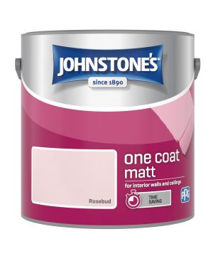 Johnstone's One Coat Matt Paint Rosebud 2.5L