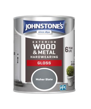 Johnstone's Exterior Hardwearing Gloss Moher Slate 750ml