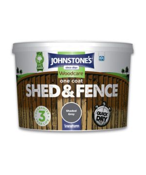 Johnstone's Shed and Fence 9L in Shaded Grey