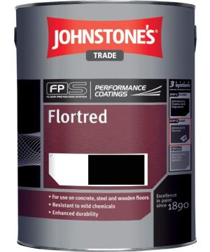 Johnstone's Trade Flortred Floor Paint in Black, 5L