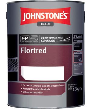 Johnstone's Trade Flortred Floor Paint in White 5L