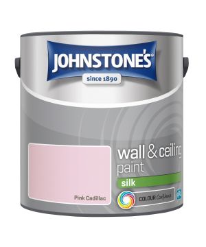 Johnstone's 2.5L Pink Cadillac Silk Wall and Ceiling Paint