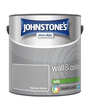 Johnstone's Wall & Ceiling Silk Paint in Summer Storm, 2.5L silk emulsion