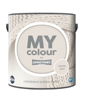 Johnstone's My Colour 2.5L Durable Matt Paint in Singing Sand