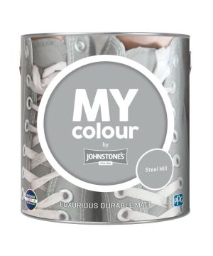 Johnstone's My Colour Durable Matt Paint Steel Mill 2.5L
