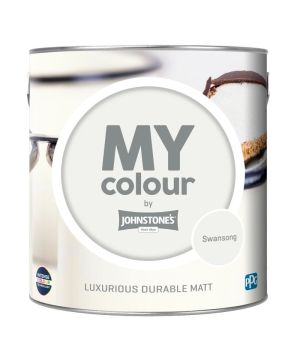 Johnstone's My Colour Durable Matt Paint in Swansong, 2.5L