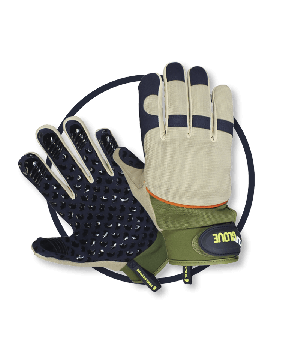 Treadstone Clip Gripper Gloves - M synthetic leather work gloves with PVC nodules